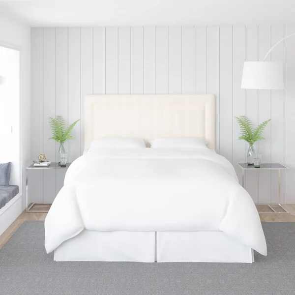 Border Headboard White Full Skyline Furniture