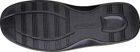 OrthoFeet Men's Broadway Leather Shoes Black 14 Wide