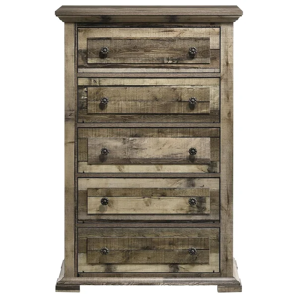 Picket House Furnishings - Shayne 5-Drawer Chest in Drift - CZ100CH