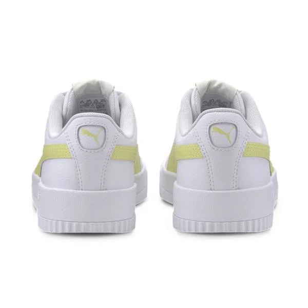 Puma Carina Sneaker - Women's - White/Yellow - Size 9