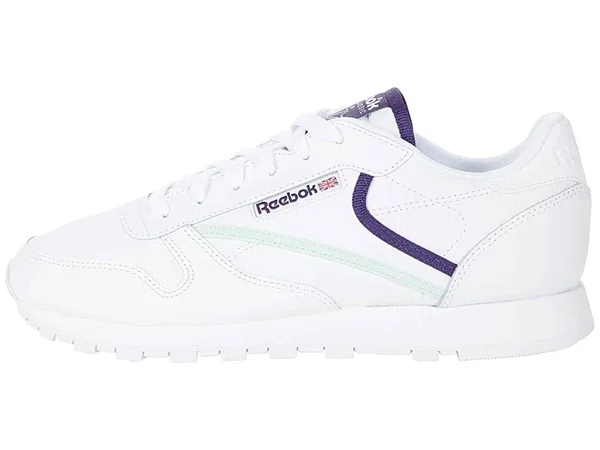 Reebok Lifestyle Classic Leather Women's Classic Shoes Core Black/Carbon/Vector Red : 6.5 B - Medium