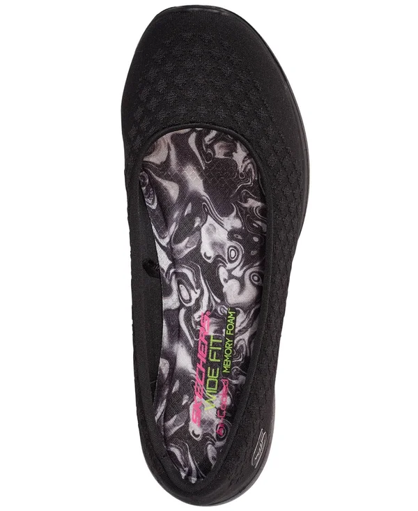 Skechers Women's Microburst One Up Skimmer Sneaker - Size: 5.5, Black