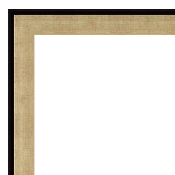 Amanti Art Swan Champagne Black Full Length Over-The-Door Mirror, Gold