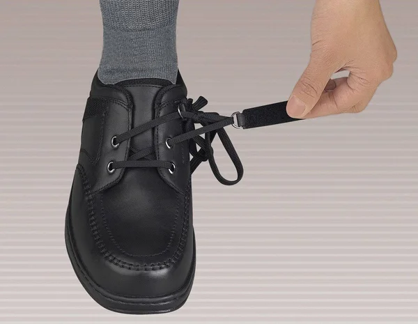 Men's Orthofeet Jackson Square Black Leather 13 M