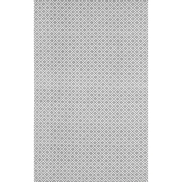 nuLOOM Holcombe Geometric Gray 4 ft. x 6 ft. Area Rug, Grey
