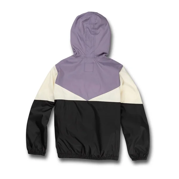 Volcom Girls Wind Stoned Windbreaker Jacket - Zine Purple - XL