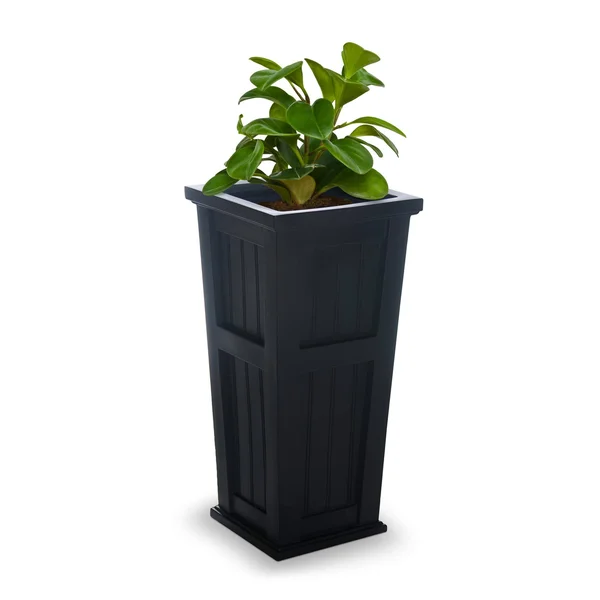 Mayne Cape Cod Tall Planter Black
