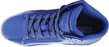 Women's Pastry Pop Tart Glitter High Top Sneaker - Size: 10, Blue