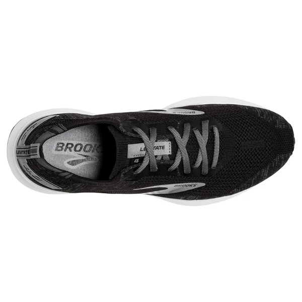 Brooks Women's Levitate 4, Black/White - 8