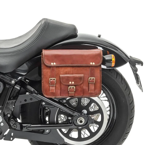 Motorcycle Saddlebag Pair Craftride SV2 Vintage Bag 6Ltr in Brown