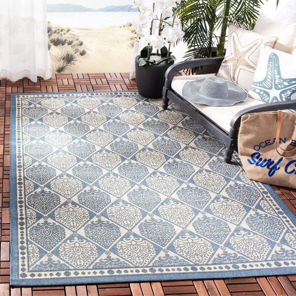 Safavieh Courtyard CY5149B 6&7x22 x 9&6x22 Coffee, Sand Rug