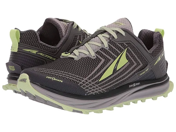 Altra Women's Timp 1.5 Trail Running Shoe - Gray/Lime, 6