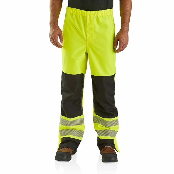 Carhartt Men's Brite Lime High-Visibility Class E Waterproof Pant