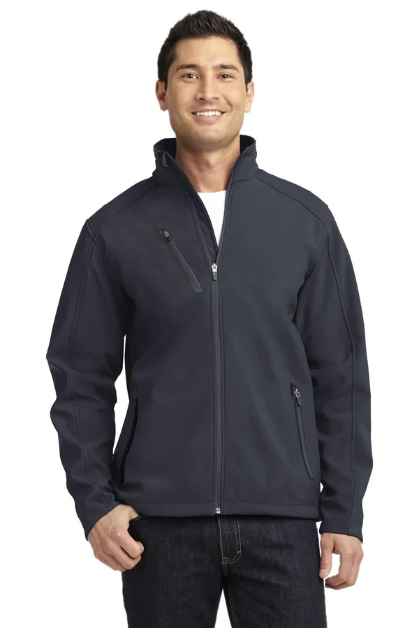 Port Authority Welded Soft Shell Jacket. J324 - Battleship Grey