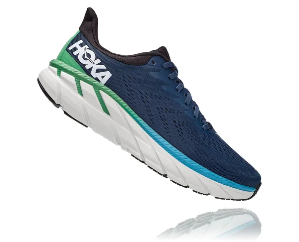 Hoka One One Men's Clifton 7 - 8.5, Moonlit Ocean/Anthracite