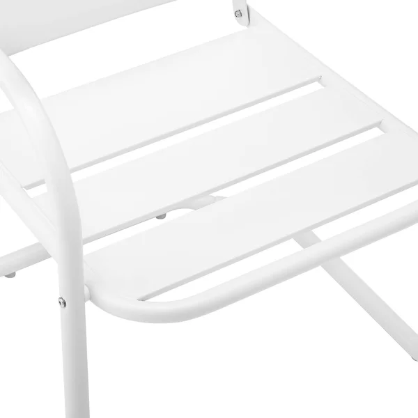 Crosley Brighton Metal Chair Set of 2 - White
