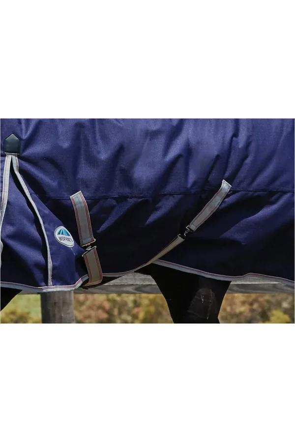 Weatherbeeta ComFiTec Essential Standard Neck Lite - Navy/Silver/Red