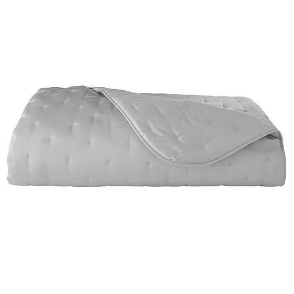 Yves Delorme Triomphe Coverlet - Queen - Silver