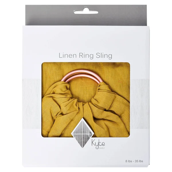 Kyte Baby Ring Sling in Banyan with Rose Gold Rings