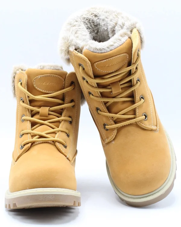 Lugz Empire Hi Fur Tan