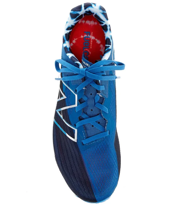 New Balance Men's FuelCell Rebel V2 Running Shoes - Blue/Red (Size 11.5)