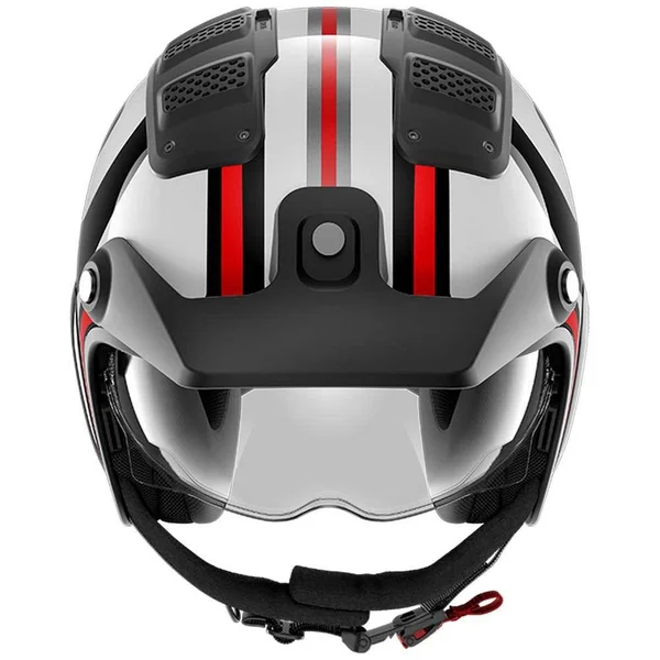 Shark X-Drak 2 Thrust-R, Jet Helmet - Black/White/Red - M