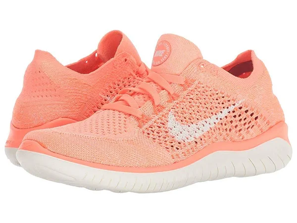Nike Free RN Flyknit 2018 Women's Running Shoe Size 11 (Crimson Pulse)