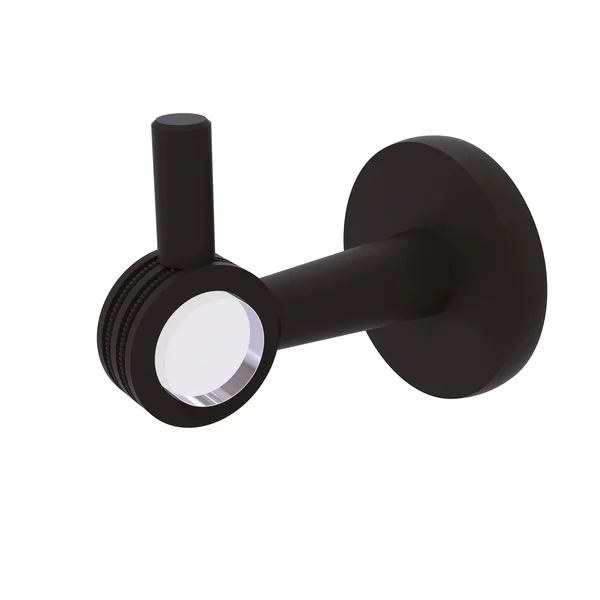 Allied Brass Clearview Collection Robe Hook with Dotted Accents - Oil Rubbed Bronze