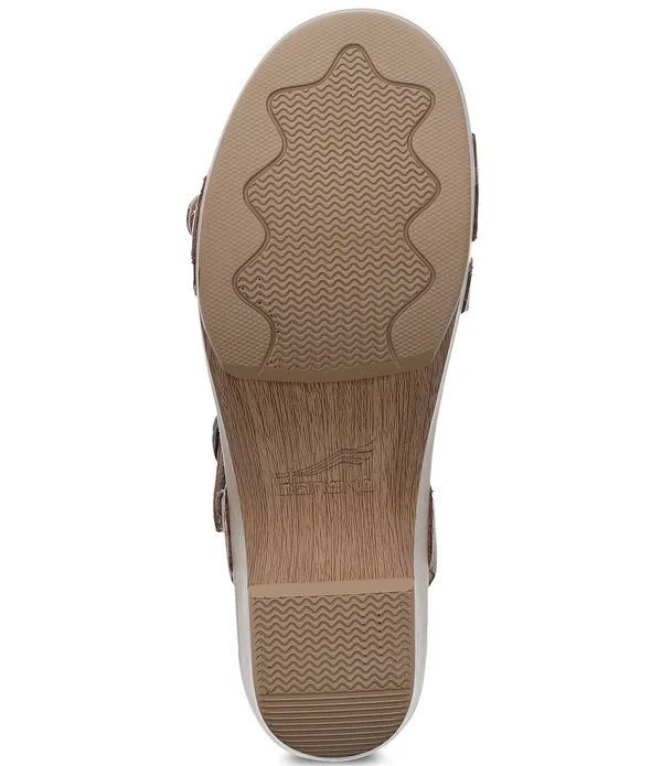 Dansko Women's Sacha Sandal Tan Burnished 41