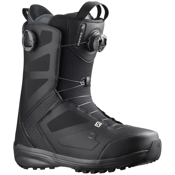 Salomon Dialogue Dual Boa Wide Snowboard Boots 2022 - 13 in Black