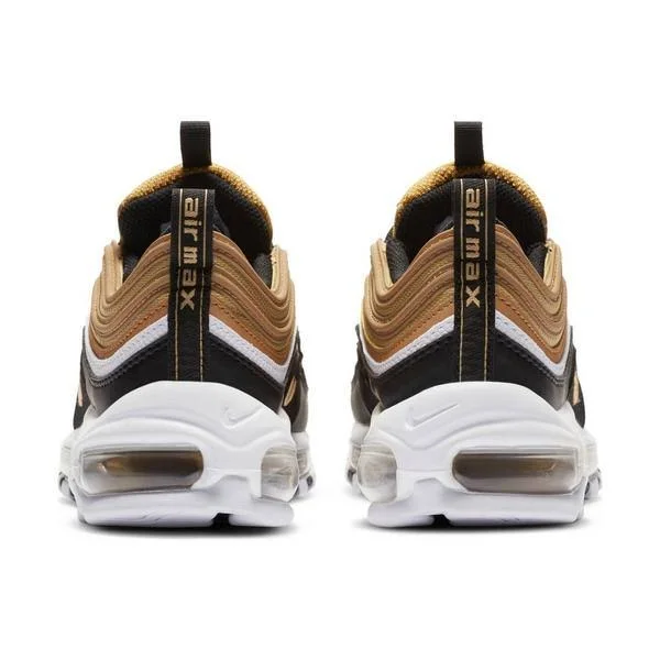 Nike Air Max 97 Black/Gold Grade School Boys& Shoes, Size: 7