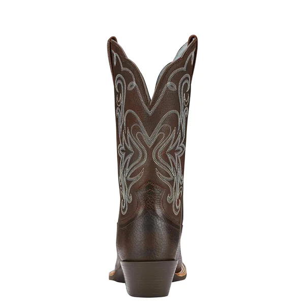 Ariat Legend Western Boots for Ladies - Brown Oiled Rowdy - 7 M