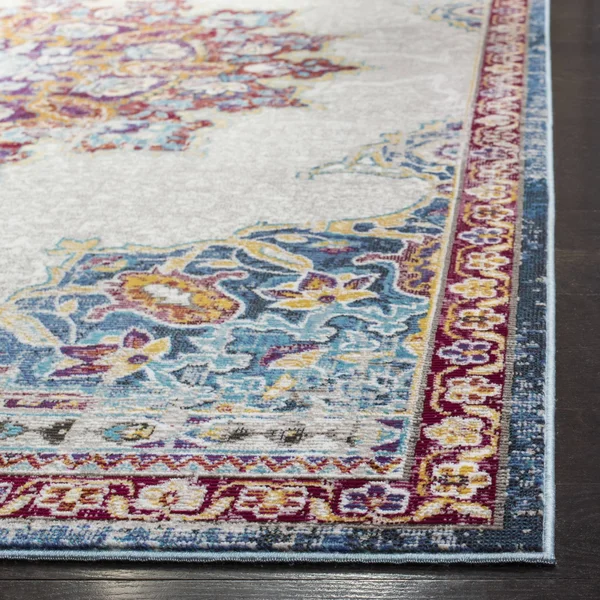 Safavieh Aria ARA103A 5&1x22 x 7&6x22 Ivory - Navy Area Rug