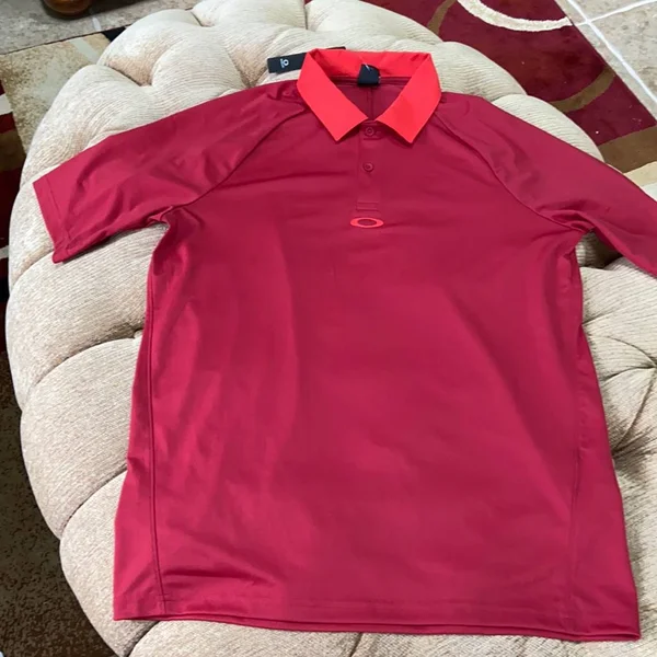 Oakley Shirts, Oakley Mens Polo Shirt, Color: Red, Size: S, Lilma1966&s Closet