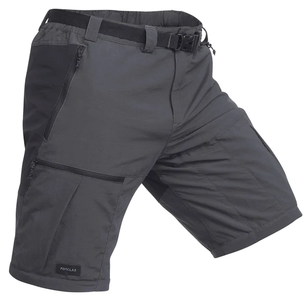 Forclaz Men's Trek 500 - Convertible Hiking Pants in Carbon Gray, Size W42 L34