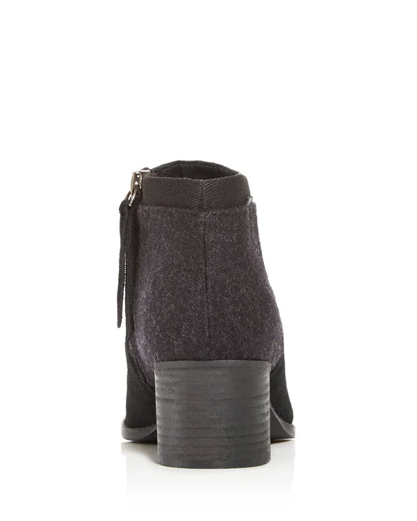 Toms Taupe Gray Suede Women's Loren Booties