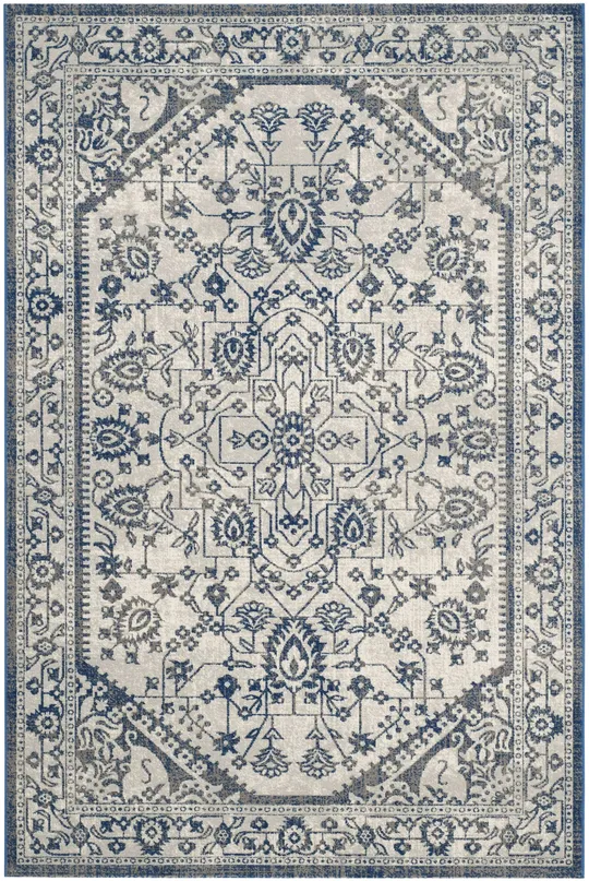 Safavieh Artisan ATN318C 5&1x22 x 7&6x22 Silver - Blue Area Rug