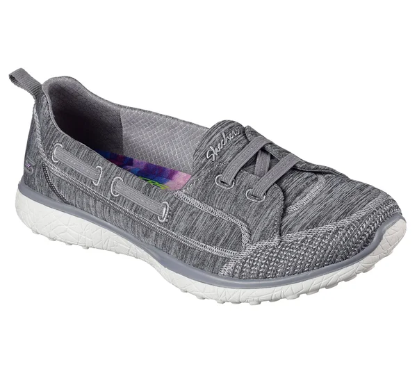 Skechers Women's Microburst Topnotch Walking Slip-On - Size: 9.5 M, Gray