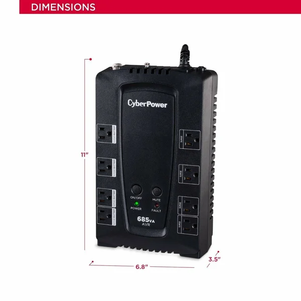 CyberPower CP685AVRG AVR Series UPS 685VA 390W Compact