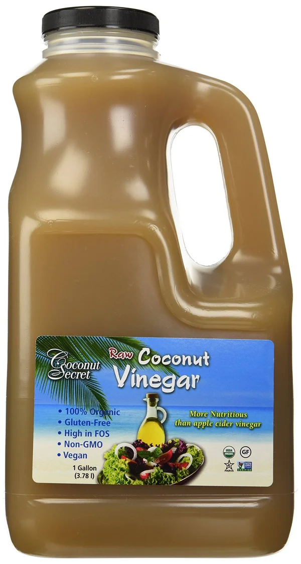 Coconut Secret - Raw Organic Coconut Vinegar - 1 Gallon/10 Pounds