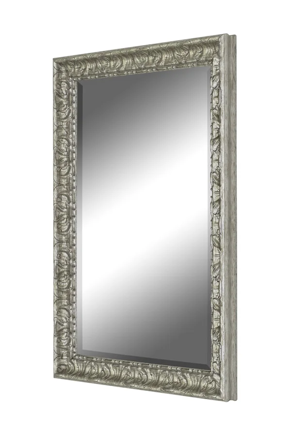 Hitchcock Butterfield Black and Nickel Silver Nuevo II Wall Mirror
