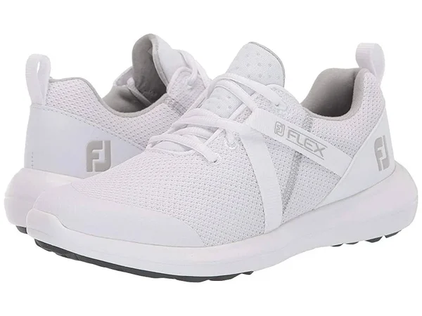 FootJoy Women's Flex Golf Shoes, Size: 6.5 Wide, White