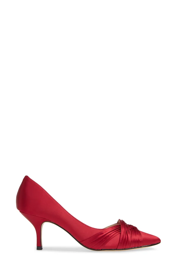 Nina Blakely Evening Pumps - Crimson