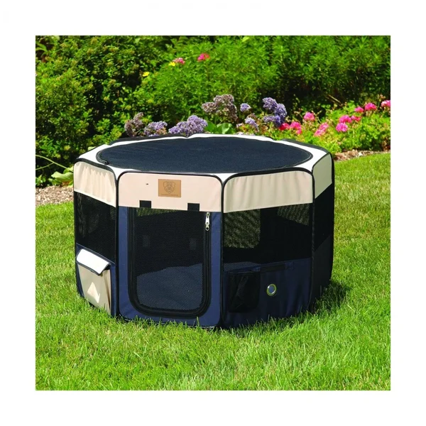Precision Pet Premium Soft Side Dog Play Yard, 46 x 46 x 28 inches