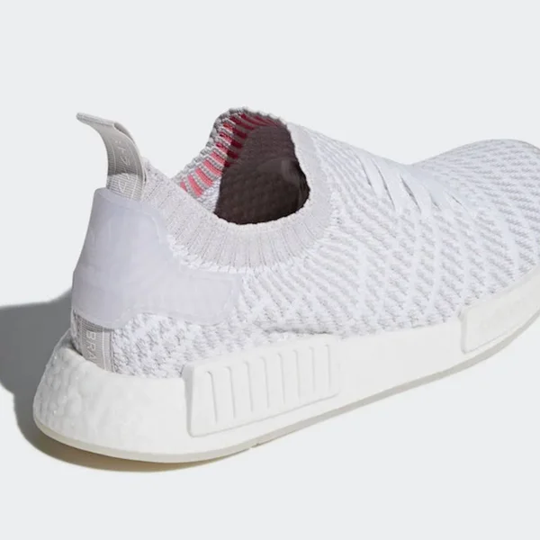 White Adidas Originals NMD R1 STLT Primeknit Size 9