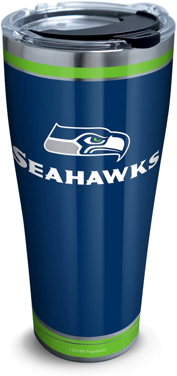 Tervis NFL Seattle Seahawks Touchdown 30 oz. Stainless Steel Tumbler with Lid Multi