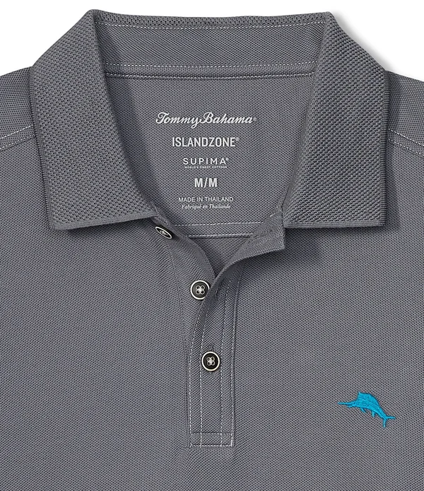 Tommy Bahama Big Tall IslandZone Emfielder 2.0 Short-Sleeve Polo Shirt, Mens, LT, Dark Purple