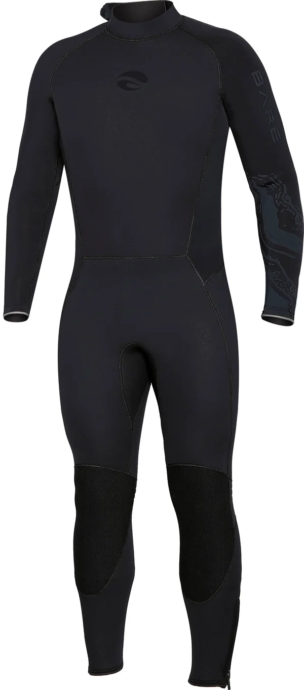 Bare Velocity Ultra 3mm Full Wetsuit (Black - Large)