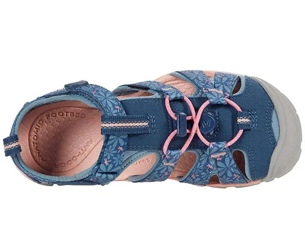 Keen Youth Seacamp II CNX Sandal - 2 - Real Teal - Stone Blue