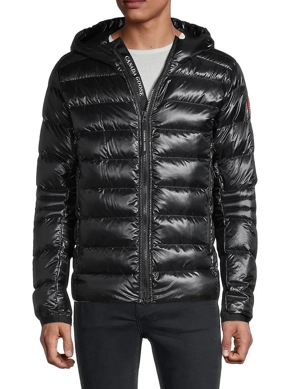 Canada Goose Men's Crofton Hooded Puffer Jacket - Moraine Lake - Size Large